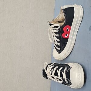 CONVERSE CTAS COMME DES GARCONS PLAY HIDDEN HEART SNEAKERS BFPM-09-167